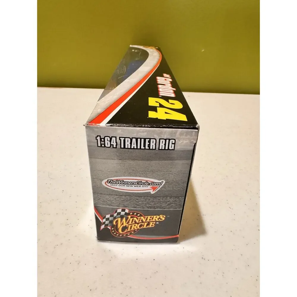 Vtg Nascar Winners Circle Jeff Gordon #24 Dupont Trailer Rig 1:64 Pepsi Firework